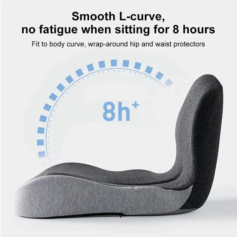 Sovere Ergonomic Lumbar Support Pillow for Office Chair - Memory Foam Back Support Cushion 4