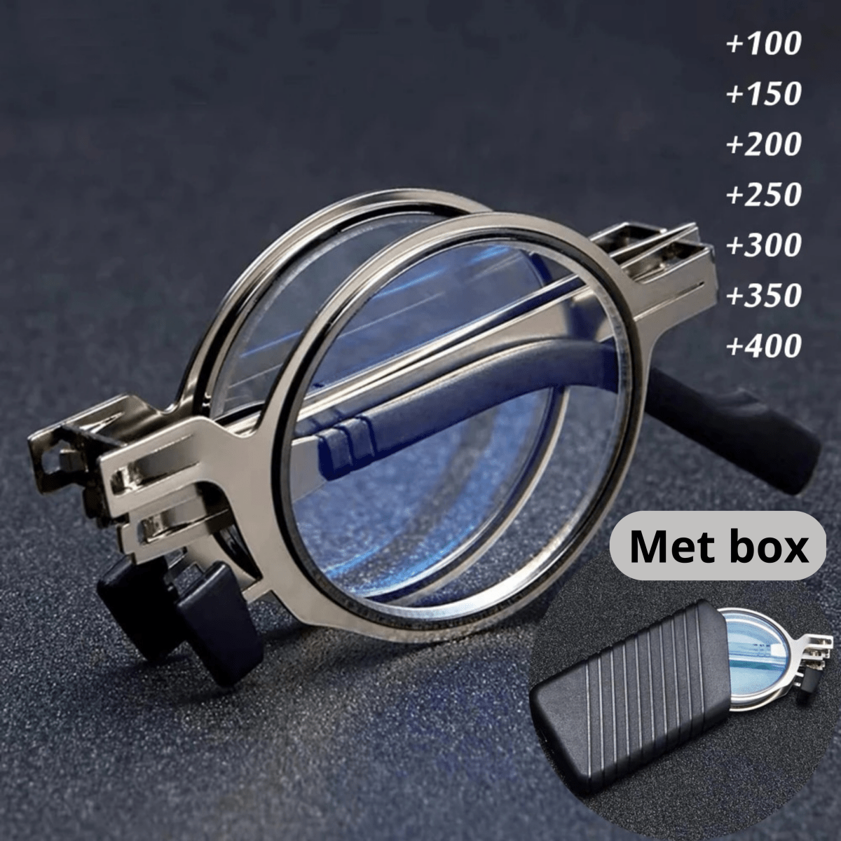 Sovere Folding Reading Glasses with Scratch-Resistant Lenses and Blue Light Filter 3