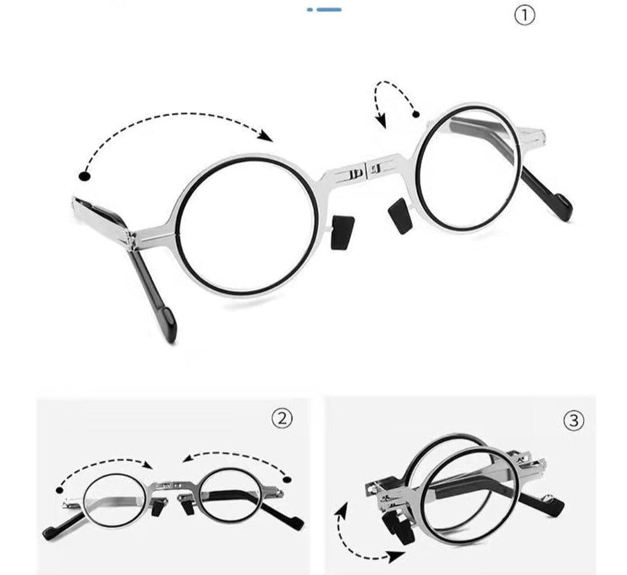 Sovere Folding Reading Glasses with Scratch-Resistant Lenses and Blue Light Filter 5