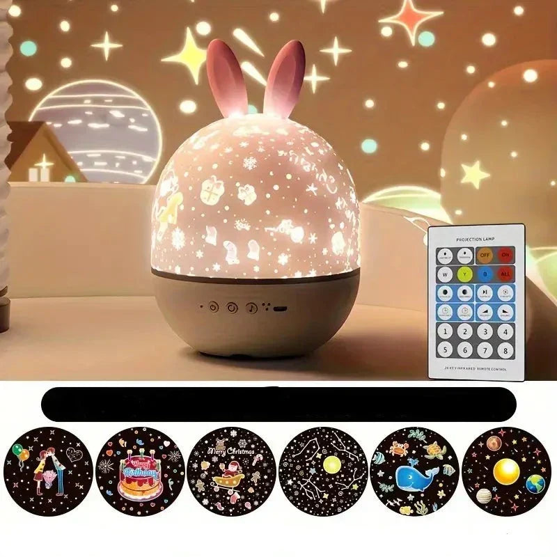 Sovere Galaxy Lamp Night Light Projector with Music for Kids - Soothing Stars 0