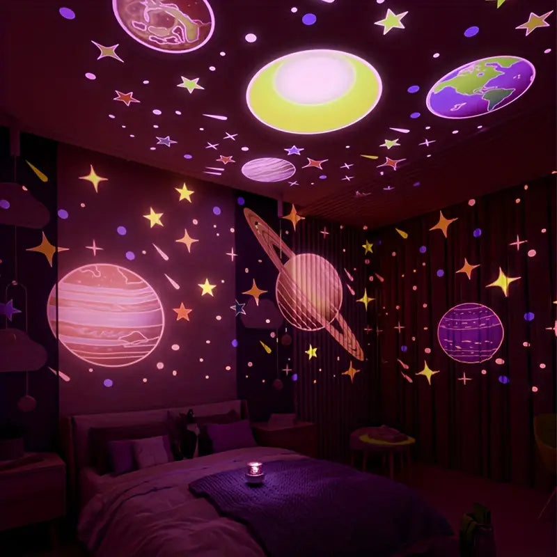 Sovere Galaxy Lamp Night Light Projector with Music for Kids - Soothing Stars 2