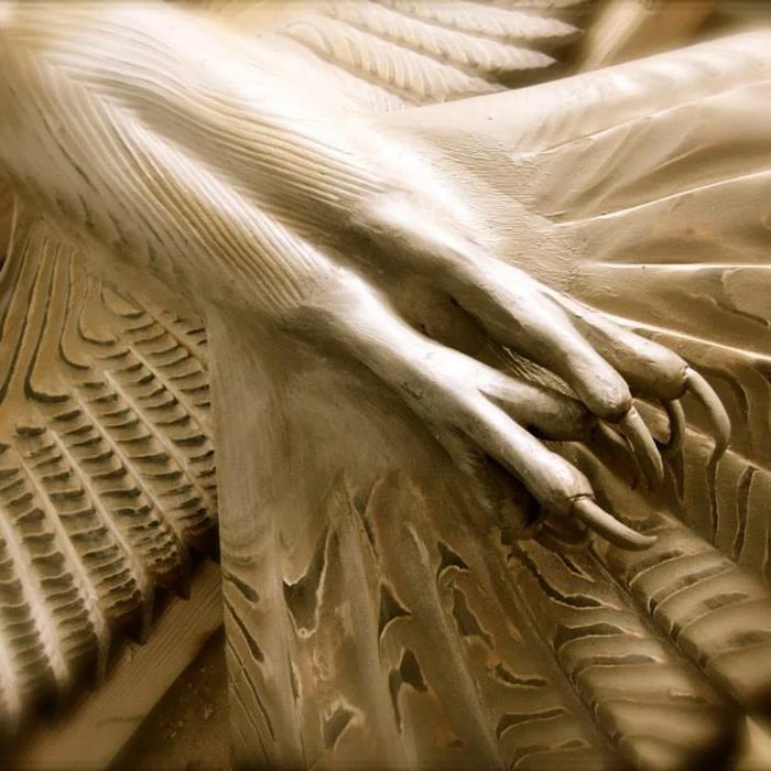 Sovere Handcrafted Owl Wall Art Sculpture in Natural Wood Finish for Unique Home Decor 6