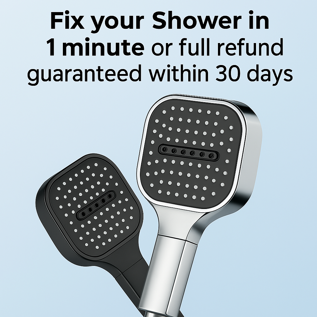Sovere High Pressure Shower Head with Turbo Boost Filtration & 3 Spray Modes 6