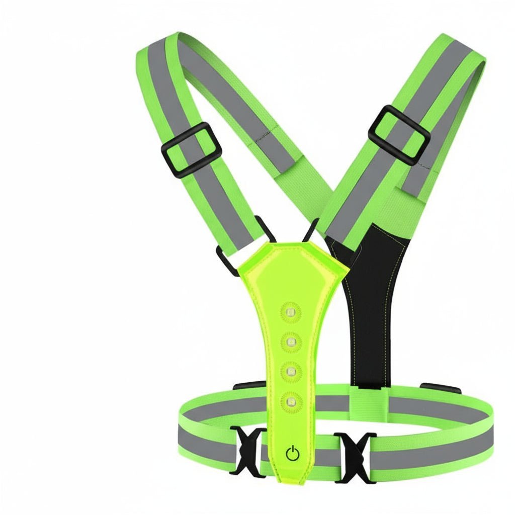 Sovere High Visibility LED Safety Vest with Reflective Strips for Runners and Cyclists 11