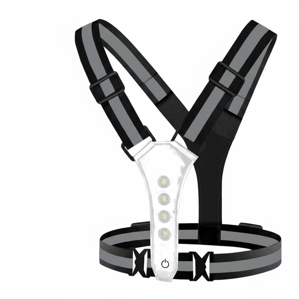 Sovere High Visibility LED Safety Vest with Reflective Strips for Runners and Cyclists 8