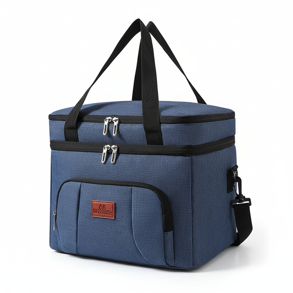 Sovere Insulated Lunch Bag, Large Capacity Double Layer Cooler Tote for Travel & Picnics 4