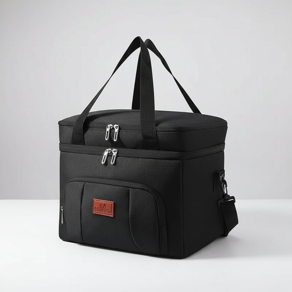 Sovere Insulated Lunch Bag, Large Capacity Double Layer Cooler Tote for Travel & Picnics 7