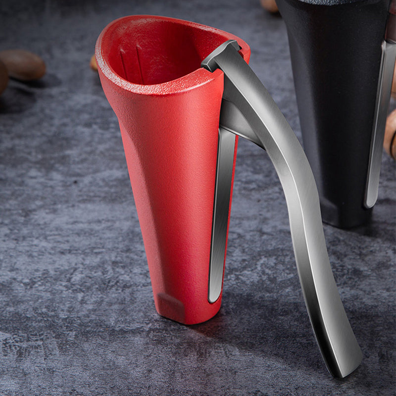 Sovere Lever Nutcracker Tool with Ergonomic Handle for Easy Shell Cracking - Red/Black 7