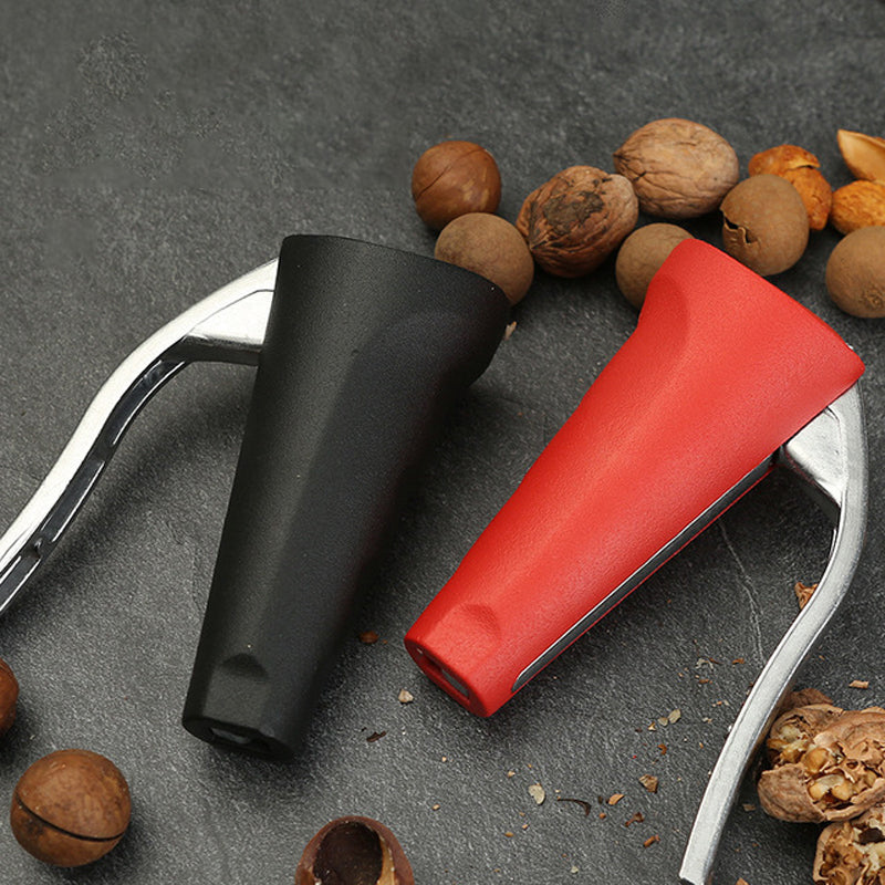 Sovere Lever Nutcracker Tool with Ergonomic Handle for Easy Shell Cracking - Red/Black 8