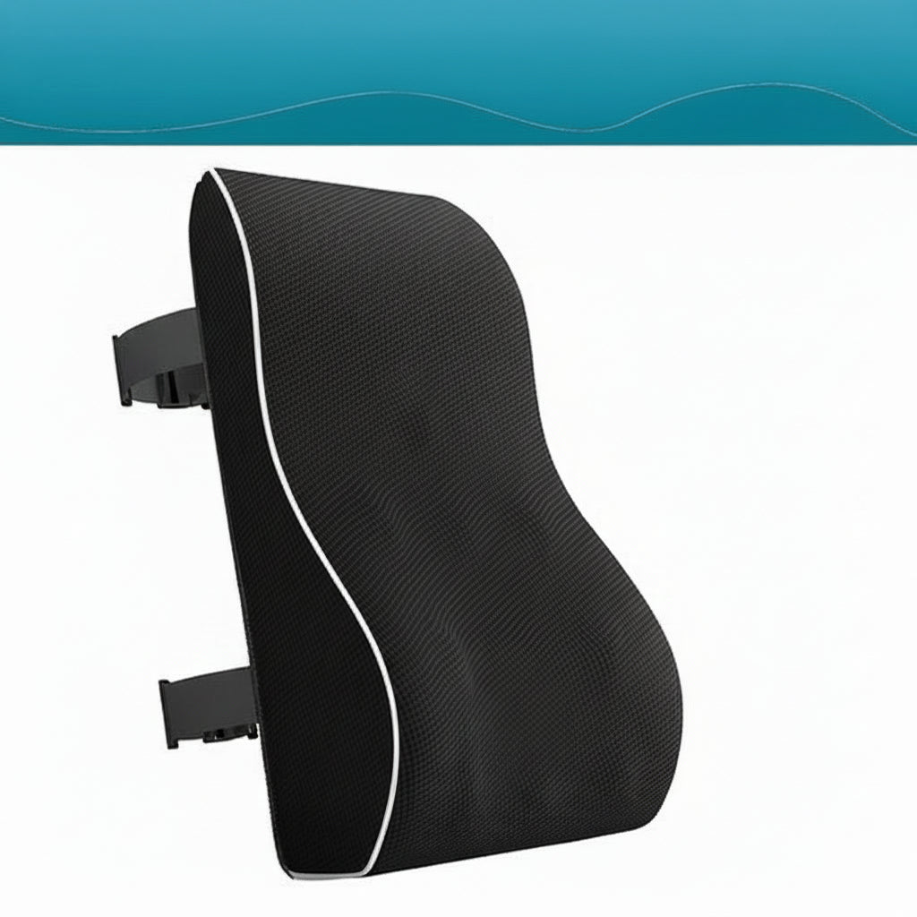 Sovere Lumbar Support Pillow for Office Chair, Memory Foam Back Support Cushion 1