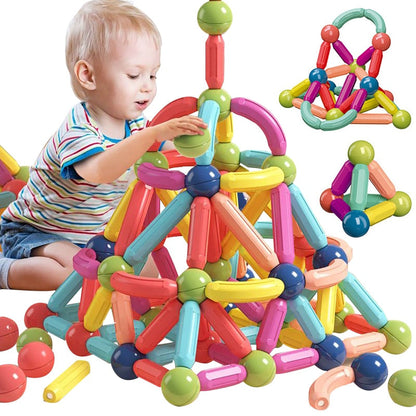 Sovere Magnetic Building Blocks Set for Kids - Creative Learning Toy for Cognitive Development 0