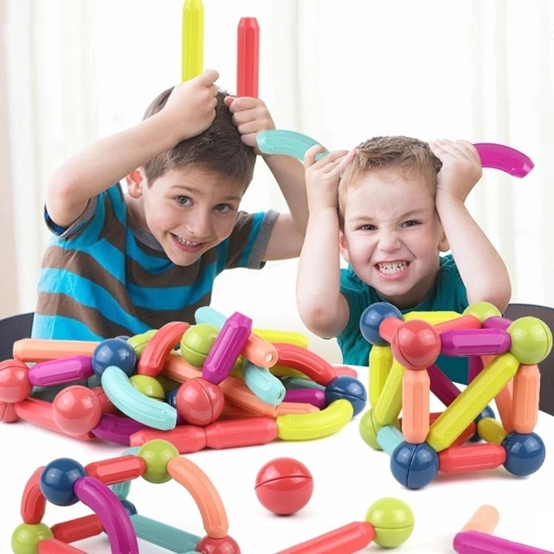 Sovere Magnetic Building Blocks Set for Kids - Creative Learning Toy for Cognitive Development 1