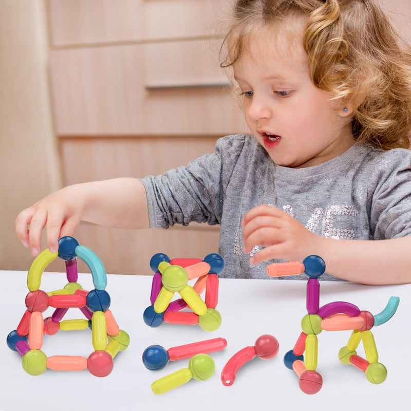Sovere Magnetic Building Blocks Set for Kids - Creative Learning Toy for Cognitive Development 2