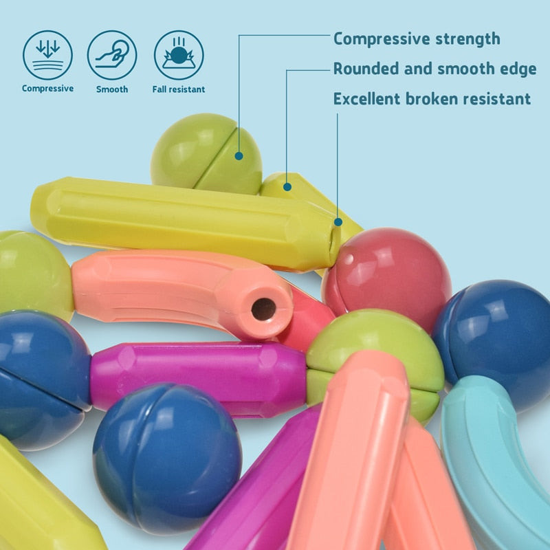 Sovere Magnetic Building Blocks Set for Kids - Creative Learning Toy for Cognitive Development 4