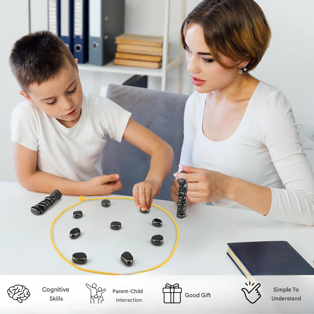Sovere Magnetic Travel Chess Set - Compact Portable Chess Board for All Ages 6