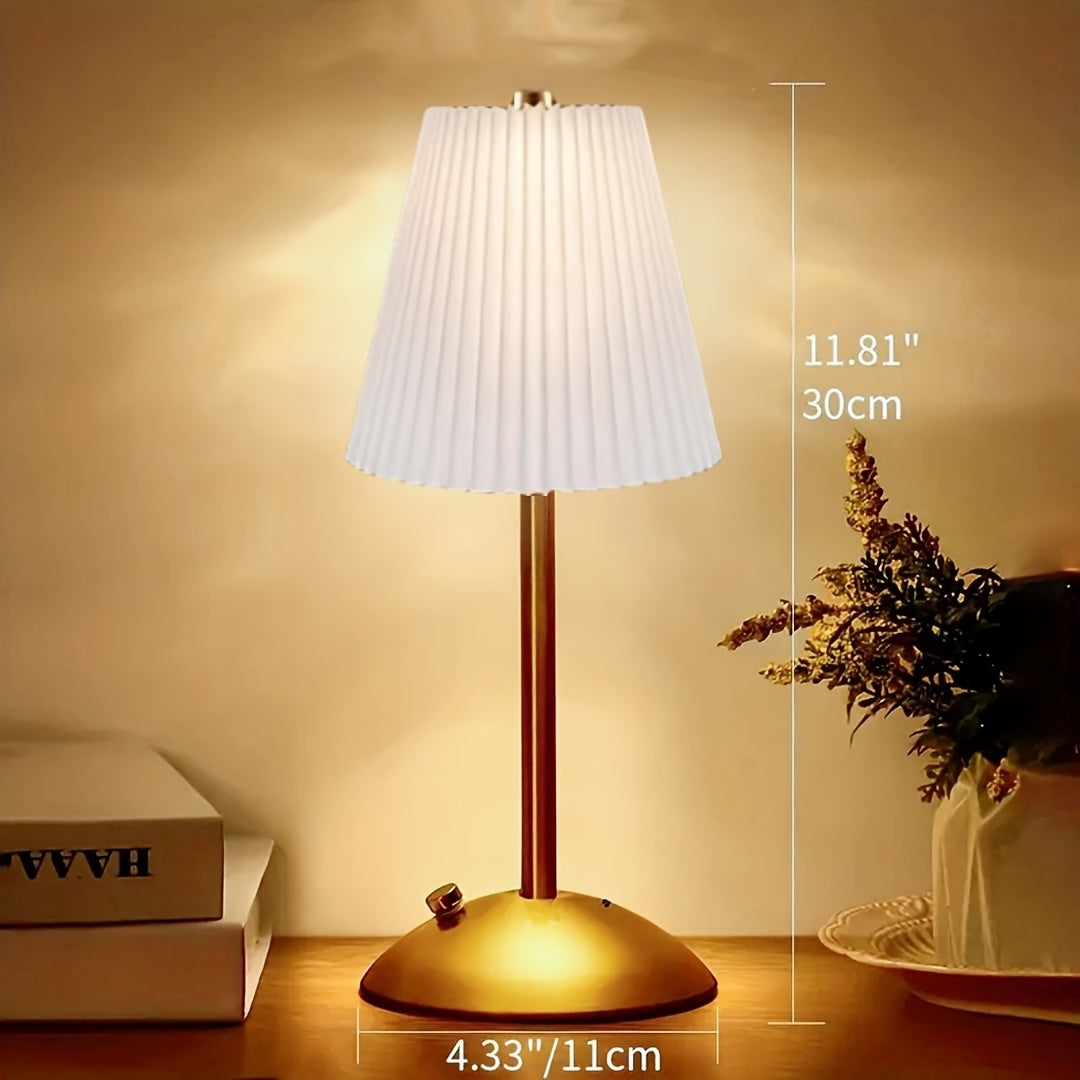 Sovere Modern LED Table Lamp, Cordless Touch Control Bedside Desk Lamp, Adjustable Brightness 2