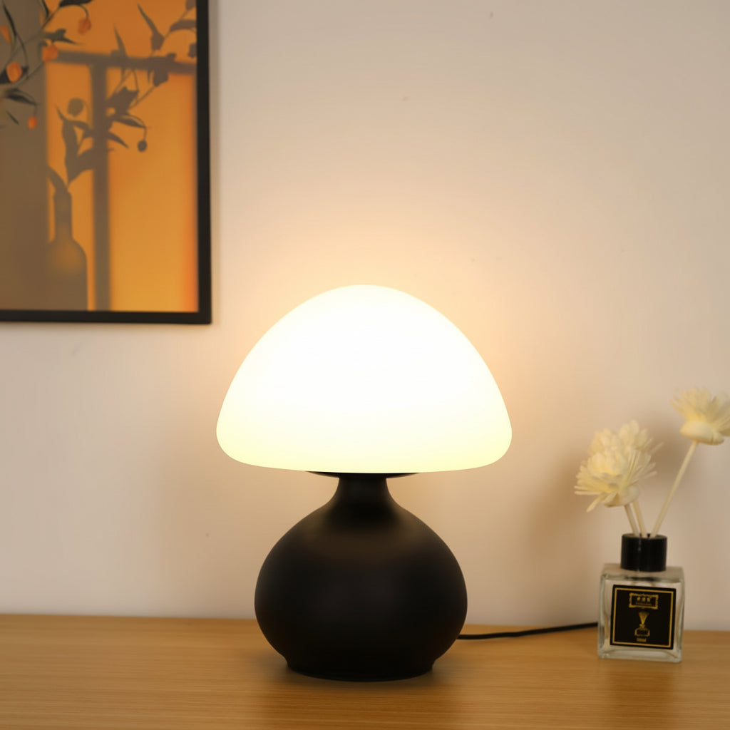 Sovere Modern Mushroom Table Lamp with Adjustable LED Lighting for Bedroom & Living Room 0
