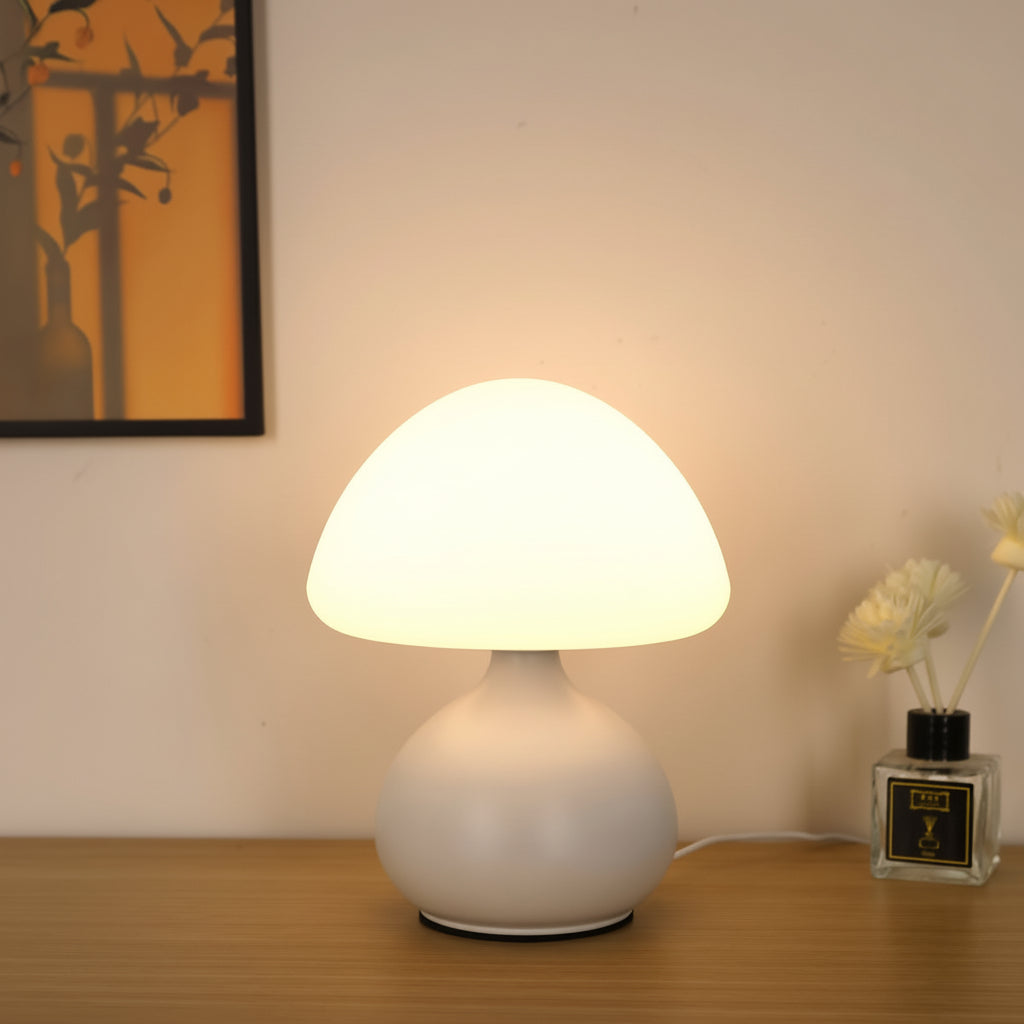 Sovere Modern Mushroom Table Lamp with Adjustable LED Lighting for Bedroom & Living Room 2