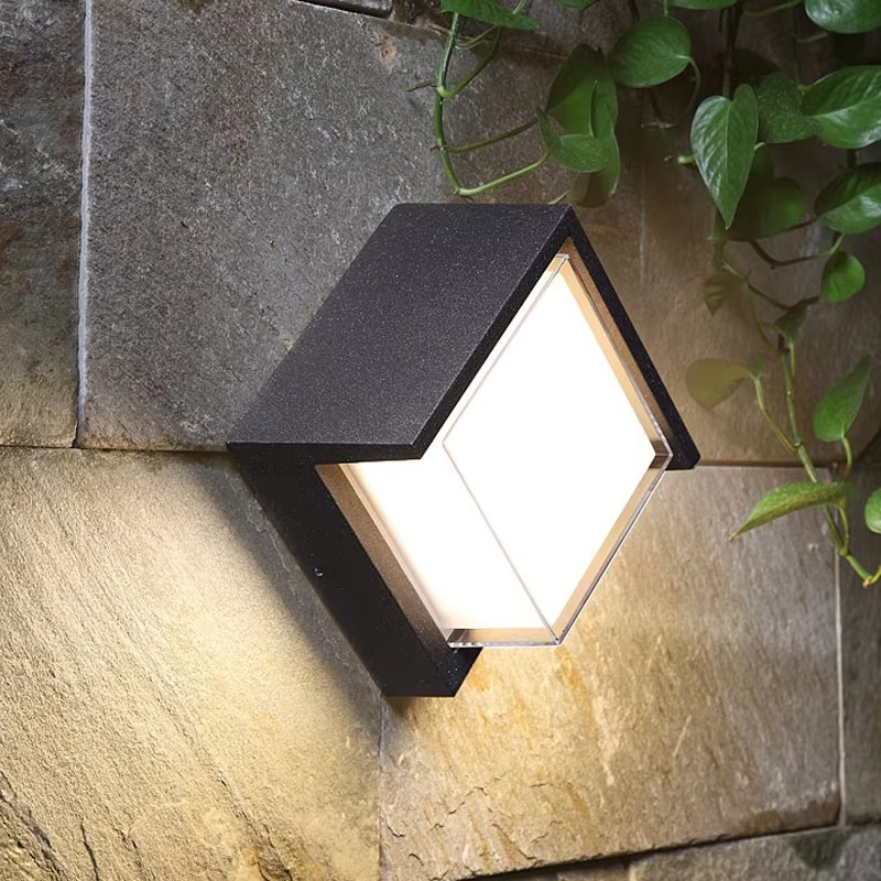 Sovere Modern Outdoor Wall Lamp with Motion Sensor, Weather-Resistant Exterior Light 0