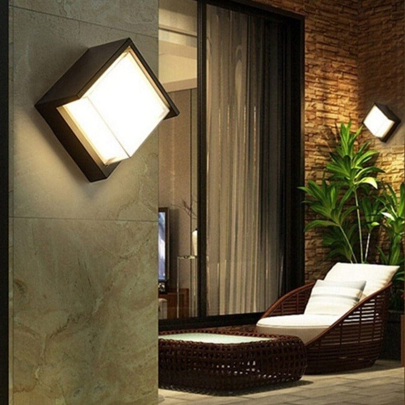 Sovere Modern Outdoor Wall Lamp with Motion Sensor, Weather-Resistant Exterior Light 3
