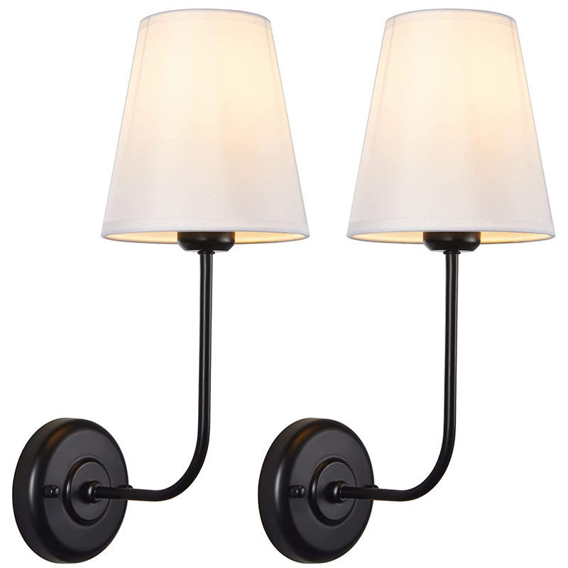 Sovere Modern Wall Light Fixture with Linen Shade for Soft Ambient Lighting 8