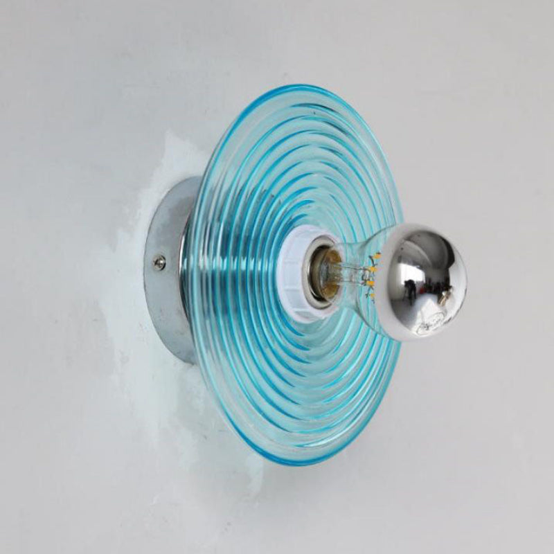 Sovere Modern Water Ripple Glass Wall Sconce Lamp for Bedroom & Living Room 6