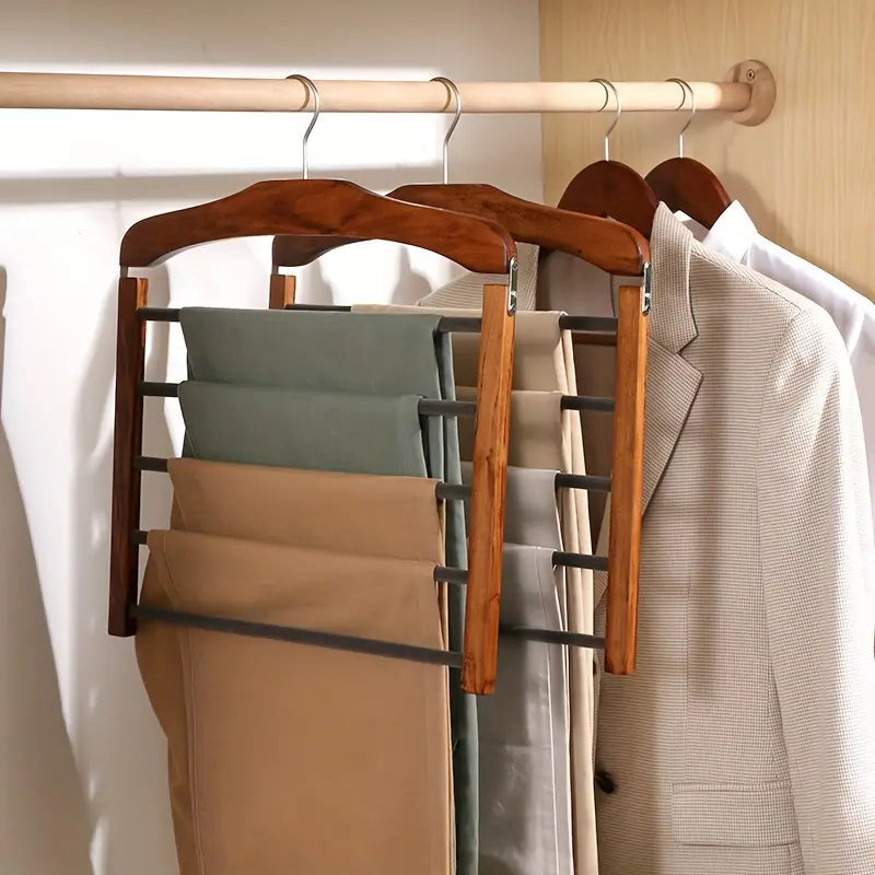 Sovere Multi-Bar Trouser Organizer Hanger for Pants, Space-Saving Closet Storage 0