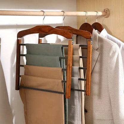 Sovere Multi-Bar Trouser Organizer Hanger for Pants, Space-Saving Closet Storage 0