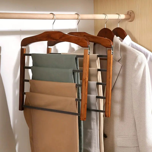 Sovere Multi-Bar Trouser Organizer Hanger for Pants, Space-Saving Closet Storage 0