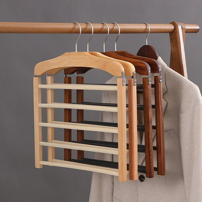 Sovere Multi-Bar Trouser Organizer Hanger for Pants, Space-Saving Closet Storage 2