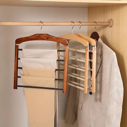 Sovere Multi-Bar Trouser Organizer Hanger for Pants, Space-Saving Closet Storage 3