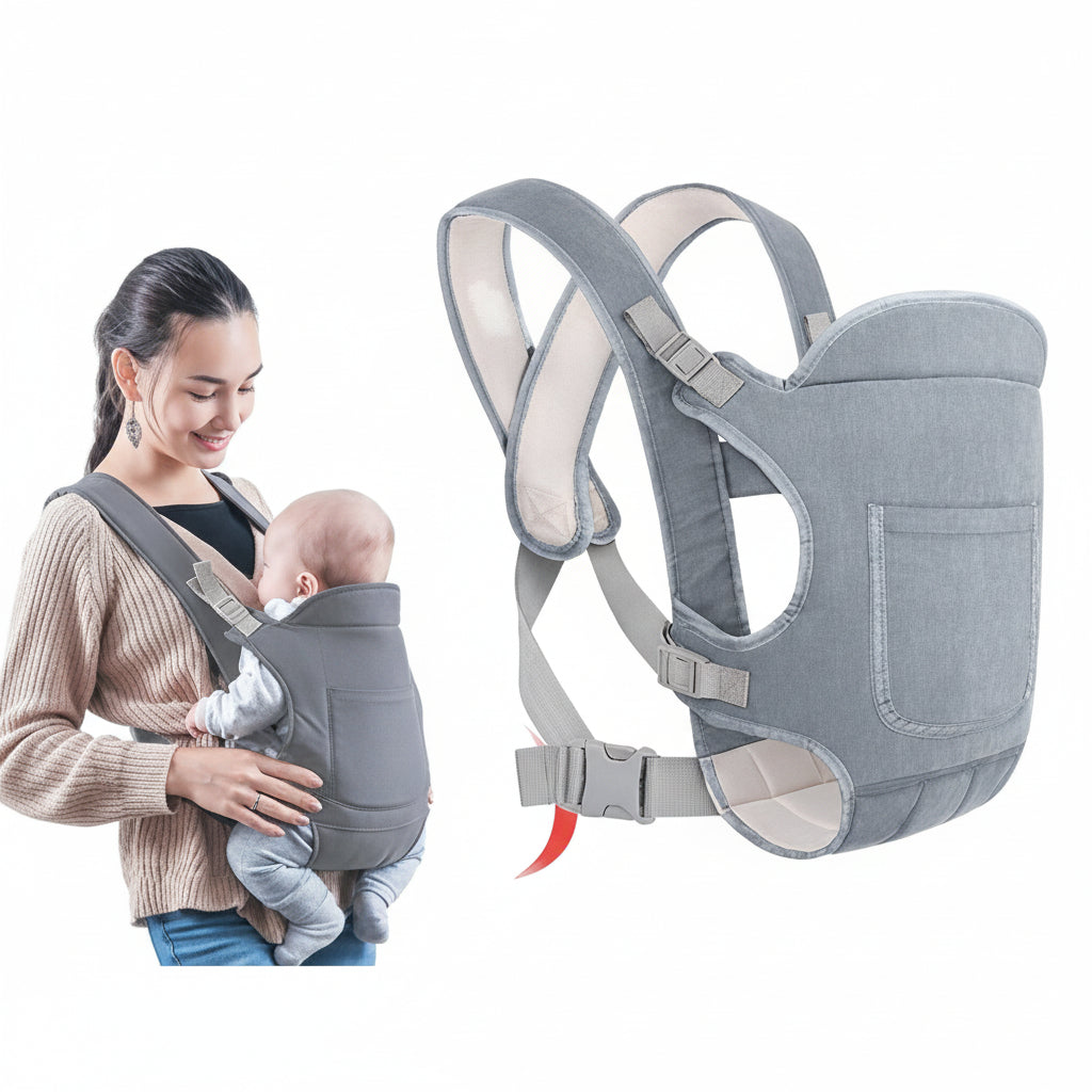 Sovere Multi-Functional Baby Carrier - Ergonomic Front & Back Carry for Newborns 5