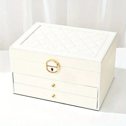 Sovere Multilayer Leather Jewelry Box for Women - Elegant Jewelry Organizer 1