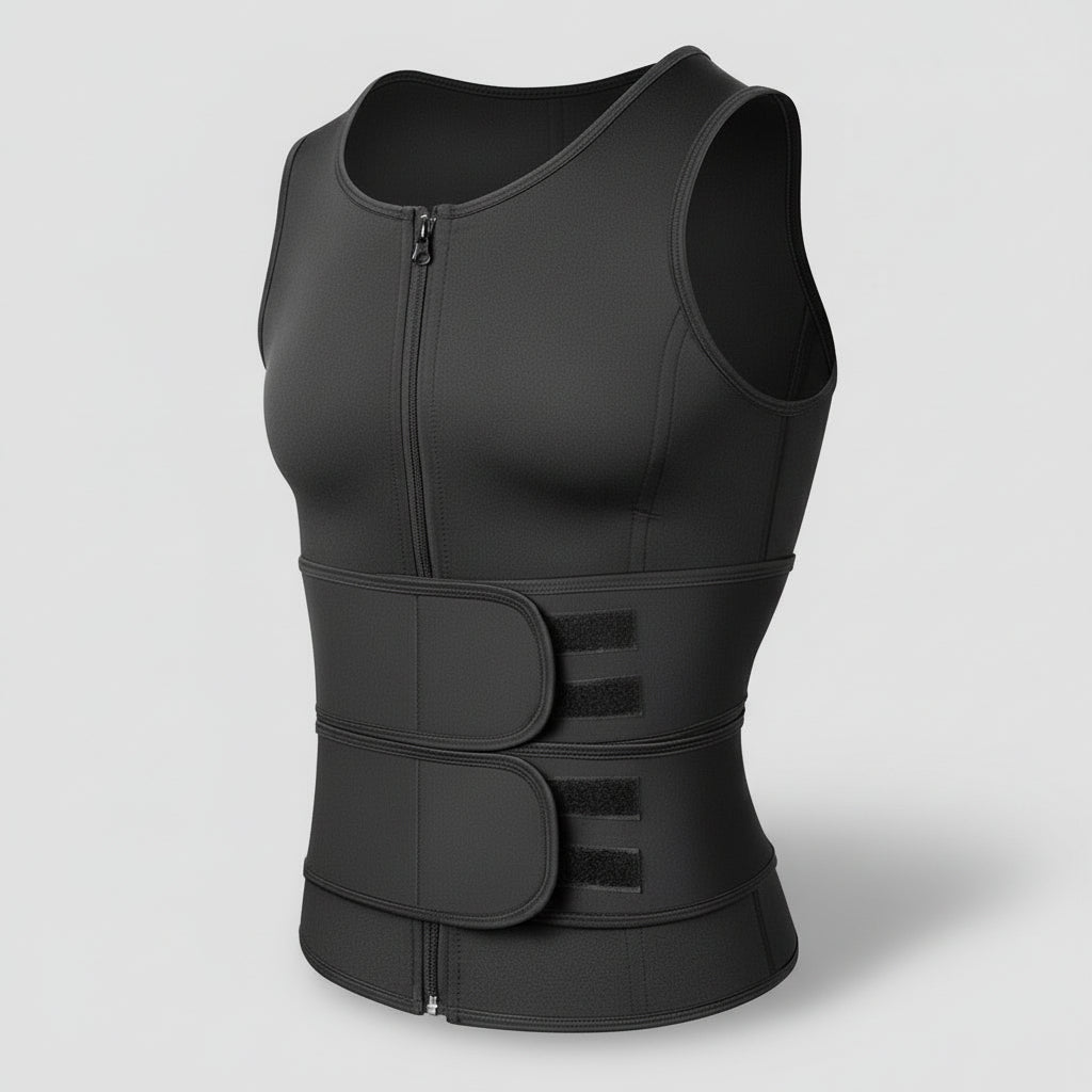 Sovere Neoprene Sauna Vest for Men - Weight Loss Sweat Vest for Fat Burning and Core Support 0