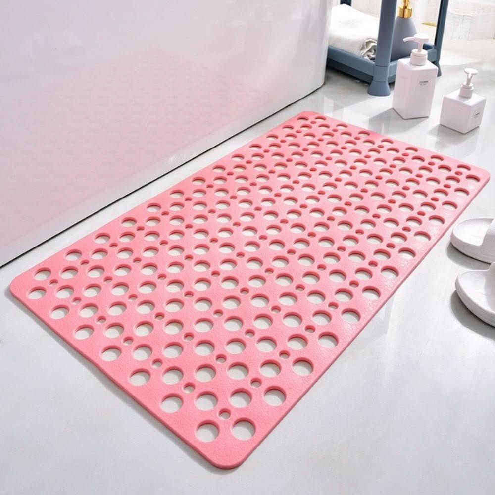 Sovere Non-Slip Shower Mat with Suction Cups and Quick-Drain Design for Safety 12