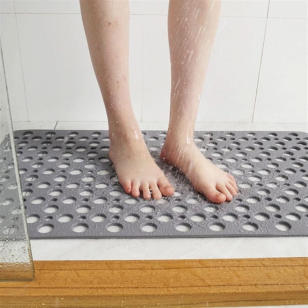 Sovere Non-Slip Shower Mat with Suction Cups and Quick-Drain Design for Safety 3