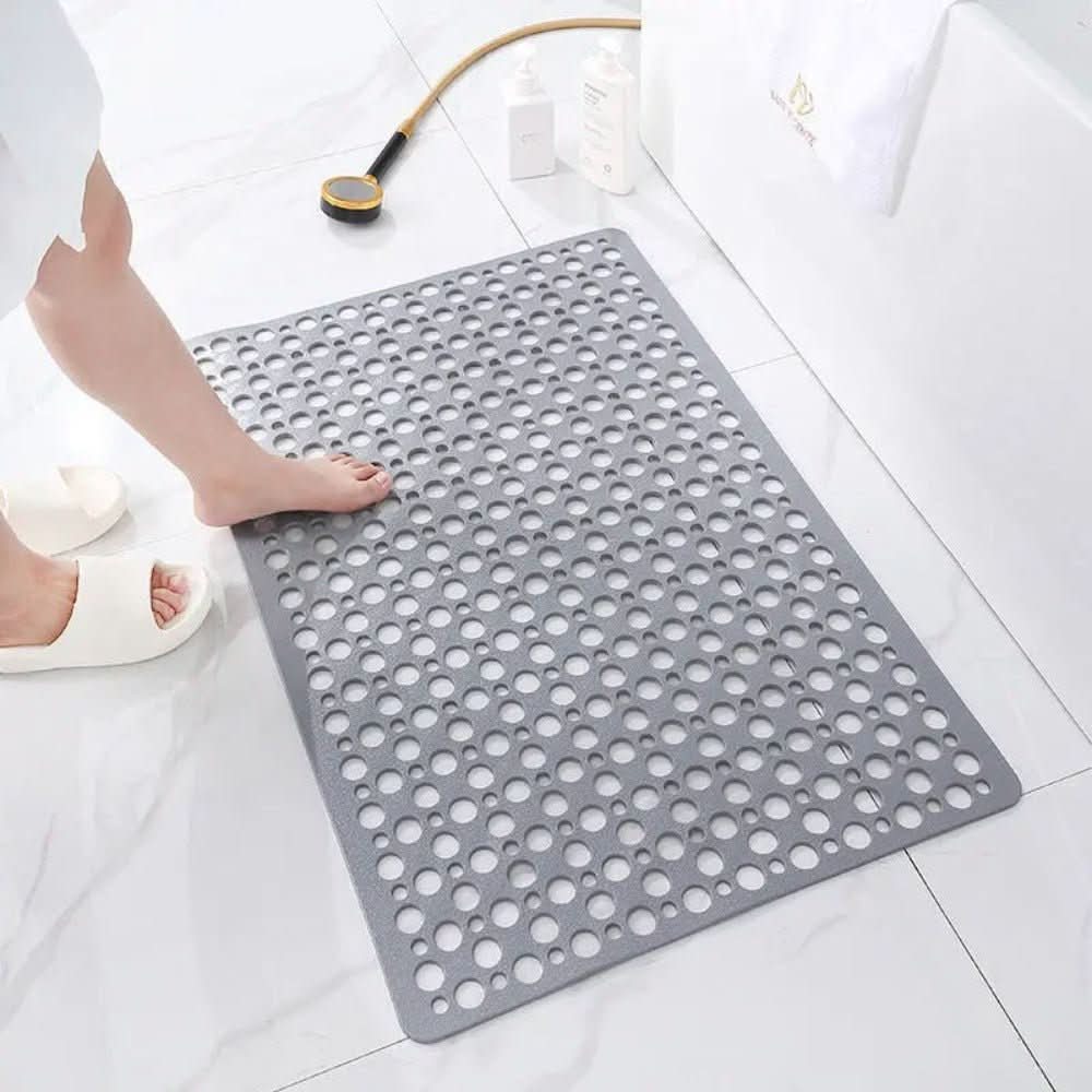 Sovere Non-Slip Shower Mat with Suction Cups and Quick-Drain Design for Safety 4