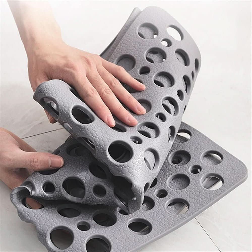 Sovere Non-Slip Shower Mat with Suction Cups and Quick-Drain Design for Safety 7