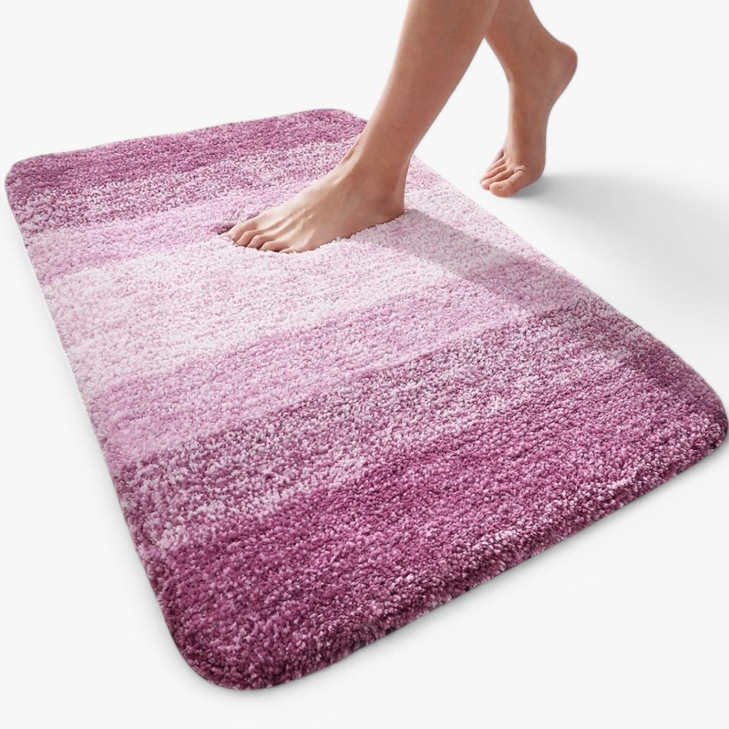 Sovere Non Slip Bath Mat, Quick-Dry Microfibre Bathroom Rug for Safety and Comfort 1