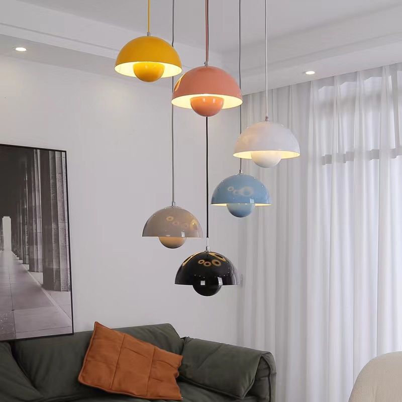 Sovere Nordic Flowerpot Pendant Light, Modern Kitchen Pendant Lighting, Adjustable Hanging Lamp 4