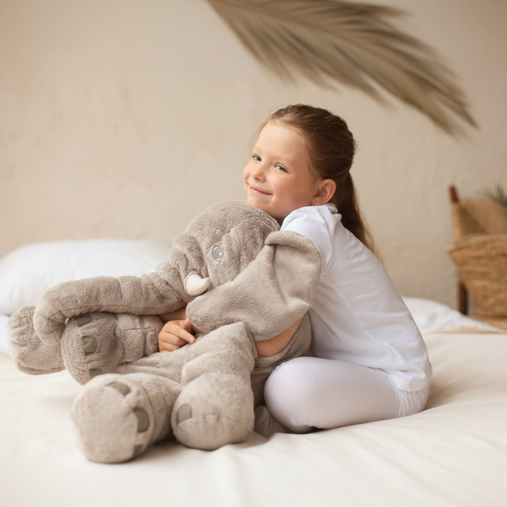 Sovere Plush Elephant Cuddle Pillow for Kids - Soft Snuggling Pillow for Hugging 1
