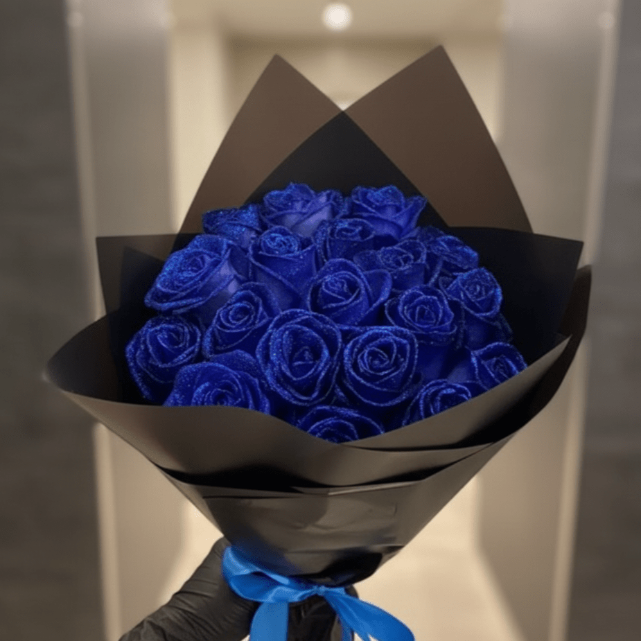 Sovere Preserved Rose in Box - Long Lasting Everlasting Glitter Rose Gift 2