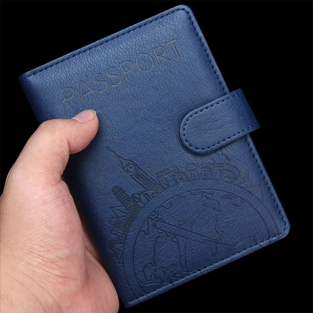 Sovere RFID Leather Passport Holder with Card Slots and Elegant Finish for Travel 5
