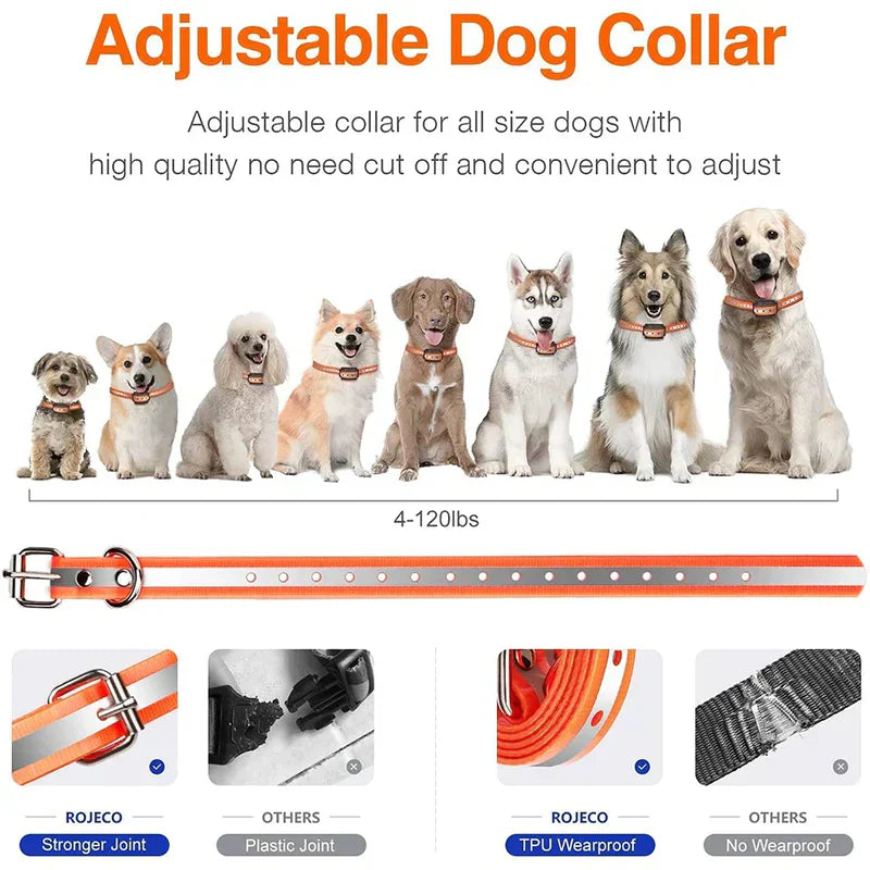 Sovere Remote-Controlled Dog Training Collar with Vibration, Sound Alerts, and LCD Display 3