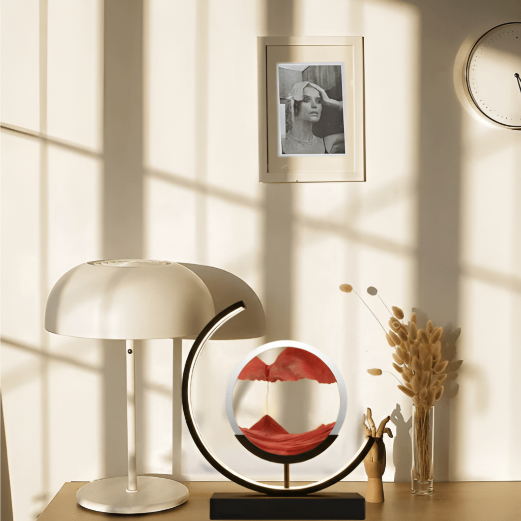 Sovere Sand Glow Lamp with Adjustable LED Lights and Soothing Sand Movement 1