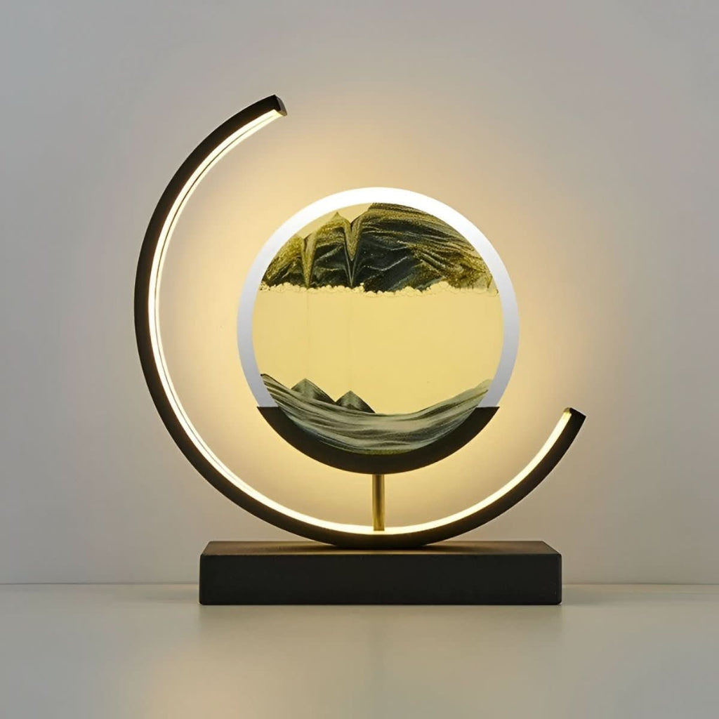 Sovere Sand Glow Lamp with Adjustable LED Lights and Soothing Sand Movement 3