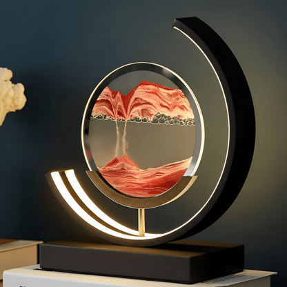 Sovere Sand Glow Lamp with Adjustable LED Lights and Soothing Sand Movement 5