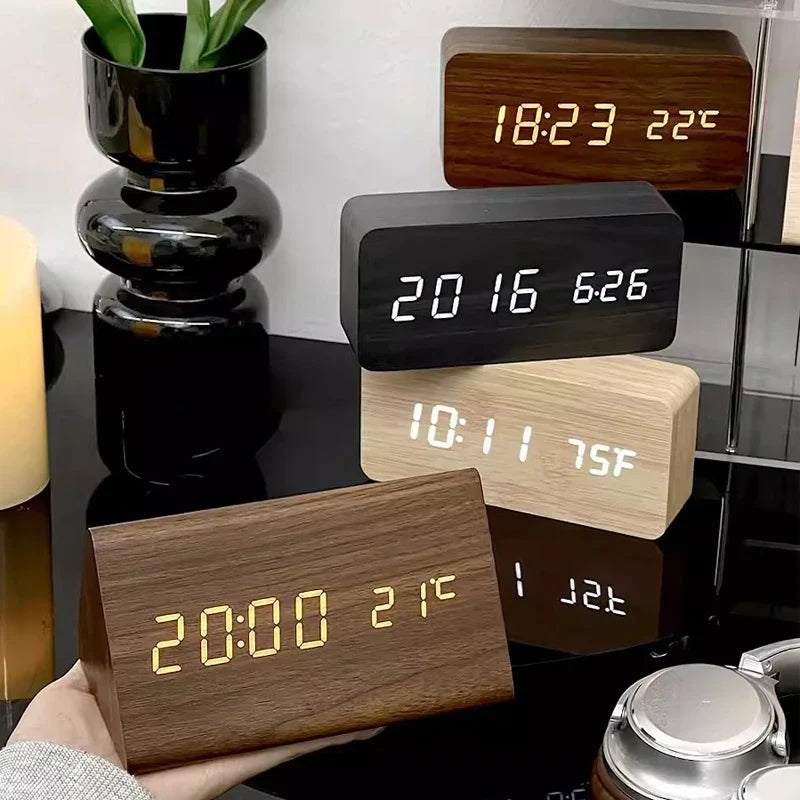 Sovere Smart Digital Alarm Clock with LED Display and Adjustable Brightness 2