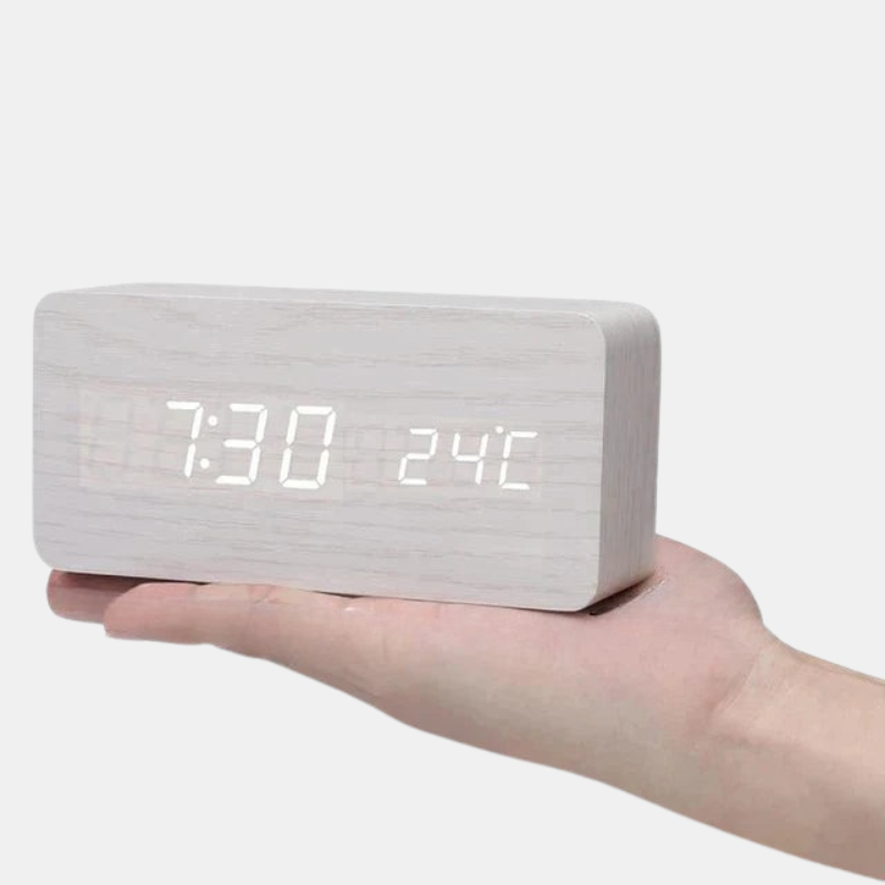 Sovere Smart Digital Alarm Clock with LED Display and Adjustable Brightness 8