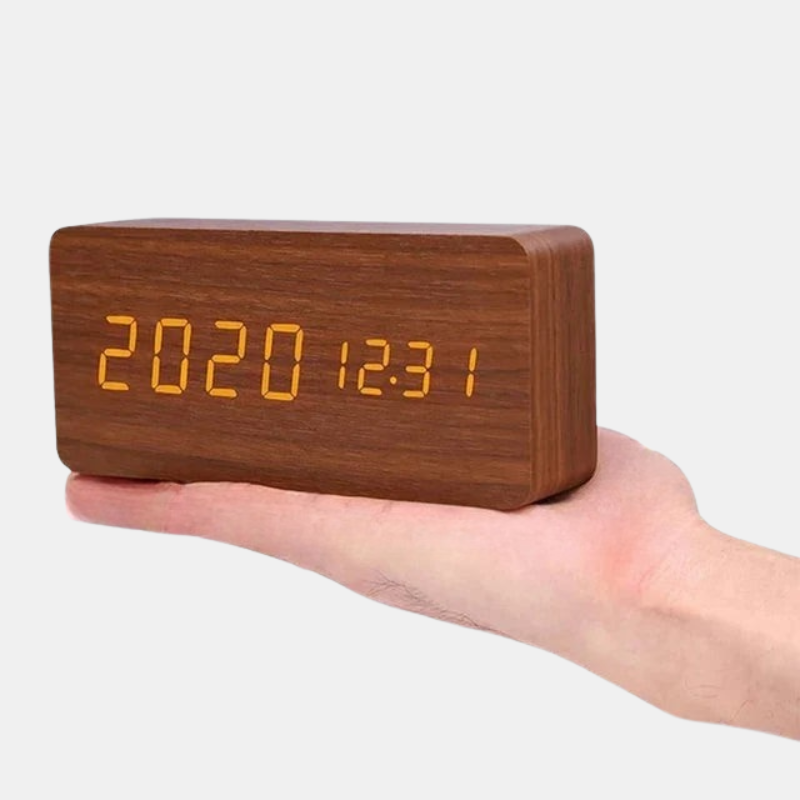 Sovere Smart Digital Alarm Clock with LED Display and Adjustable Brightness 9